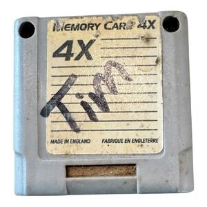 Nintendo 64 N64 4X Memory Card Expansion Pak Adapter Made‎ in England